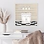 Amanti Art Bathroom II by Elizabeth Medley Framed Canvas Wall Art Print, 22" x 22" (A42678300099)~#|#~FA56CBB4-2630-48B1-899FC06903AE0AC3_sc7