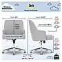 Serta Leighton Fabric Home Office Chair, Light Gray (48371)~#|#~FA5A1EC5-9E63-4BD1-B9EB12ACFABA1758_sc7