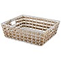 Simplify Natural Paper Rope Shelf Tote with Handles, Beige/White (25753-ST)~#|#~FA5FE9DE-D450-4F76-86C7142E8DC480A8_sc7