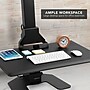 Mount-It! Electric Adjustable Triple Monitor Standing Desk Converter for 32" Monitors, Holds 13.2 lbs., Black(MI-7983)~#|#~FA615187-130A-4DE5-AEBD240CB4CF509C_sc7
