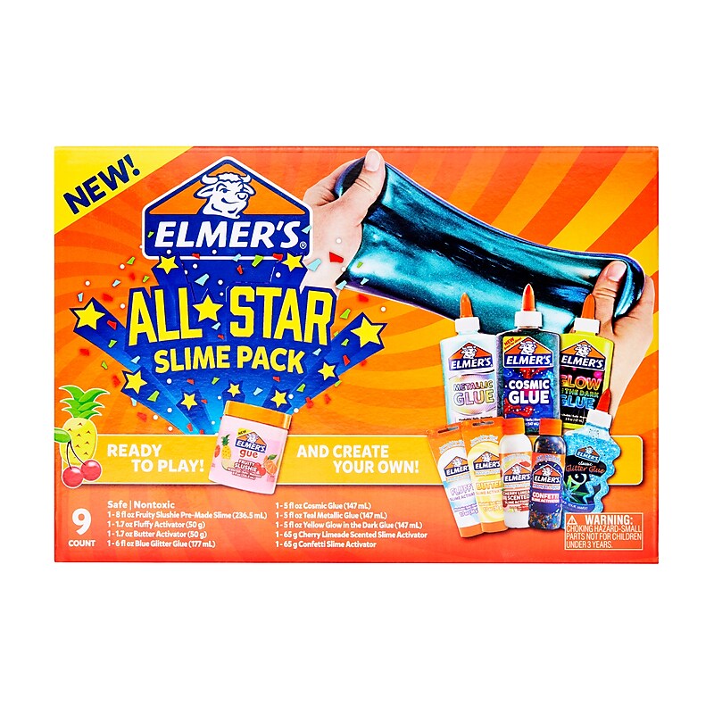 Elmer's All-Star Slime Kit, 9/Pack (2119929) image 1