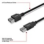 Staples TECH 6 ft. USB-A to USB-A Cable, Male to Male, Black (ST62439)~#|#~FA6D5250-00FA-4667-B2BEC24D4C30830D_sc7