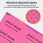 Avery Laser/Inkjet Rectangle Multipurpose Labels, 2" x 4", Bright Pink, 800/Box (94207)~#|#~FA6D55F1-84F1-4142-B50DF653A2B8627E_sc7
