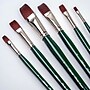 Silver Brush Ruby Satin Long Flat Brush, 6/Pack (SLVRS2594)~#|#~FA6EE67B-D310-4D42-90AFD81E57BDBCB6_sc7