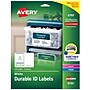 Avery Sure Feed Laser/Inkjet Durable ID Labels, 2" x 2-5/8", White, 120 Labels/Pack (6793)~#|#~FA6FAEA4-D83B-45CB-ADC93D6B9235367B_sc7