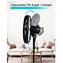 Black & Decker 16" Oscillating Pedestal Fan, 3-Speed, Black (BFP16MXB)~#|#~FA71EA2A-DB8A-414C-A86696BA65DF0BD0_sc7