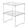 iDESIGN Stackable Cabinet Shelf Riser, Clear, 2/Pack (28988M2)~#|#~FA71FC06-3734-48BE-8F59290C0CC16C5A_sc7
