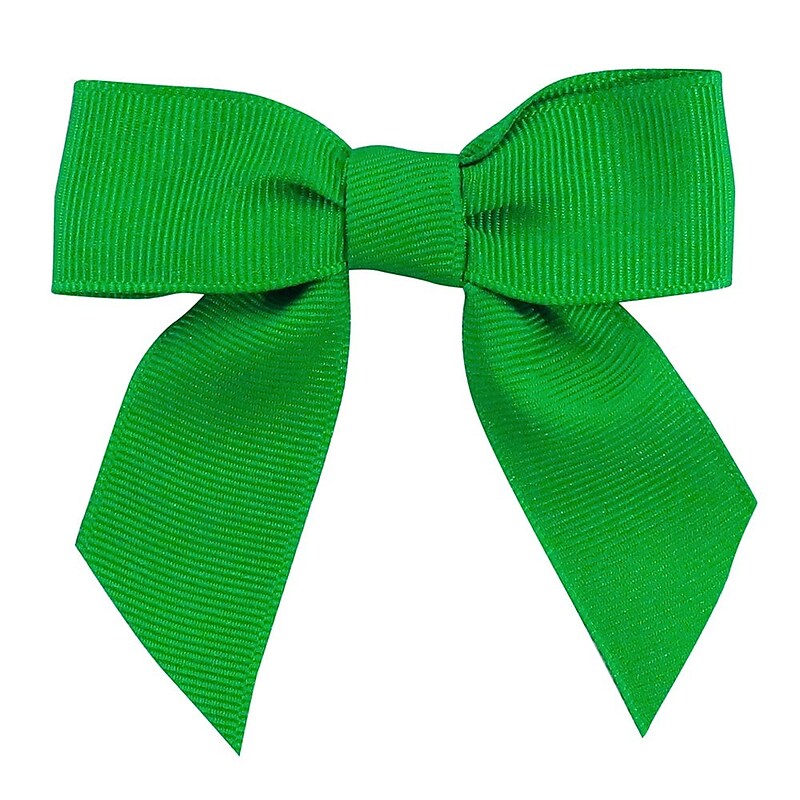 JAM Paper Ribbon, Emerald Green, 100/Pack (52640349301) image 1