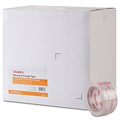 Staples® Ultra Heavy Duty Shipping Packing Tape, 1.88