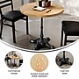 Flash Furniture Bennett 30" Round Wooden Commercial Indoor Table, Natural Top/Black Base (GSFRD30NTST2222)~#|#~FA7EA1FF-9A8A-4365-BB8CCE8B0CC83EF7_sc7
