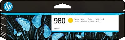 HP 980 Yellow Standard Yield Ink Cartridge, Prints Up to 6,600 Pages (D8J09A) Sansujyuku sansujyuku.com