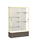 Ghent 72" x 48" Aluminum Display Case, Walnut Vinyl~#|#~FA8E60B8-BE2E-4FCA-8E8B907E214AE45F_sc7