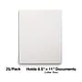 Staples Smooth 2-Pocket Paper Folder with Fasteners, White, 25/Box (50778/27545-CC)~#|#~FA8FB5E3-BB80-40C6-83CEBA914DAA101C_sc7