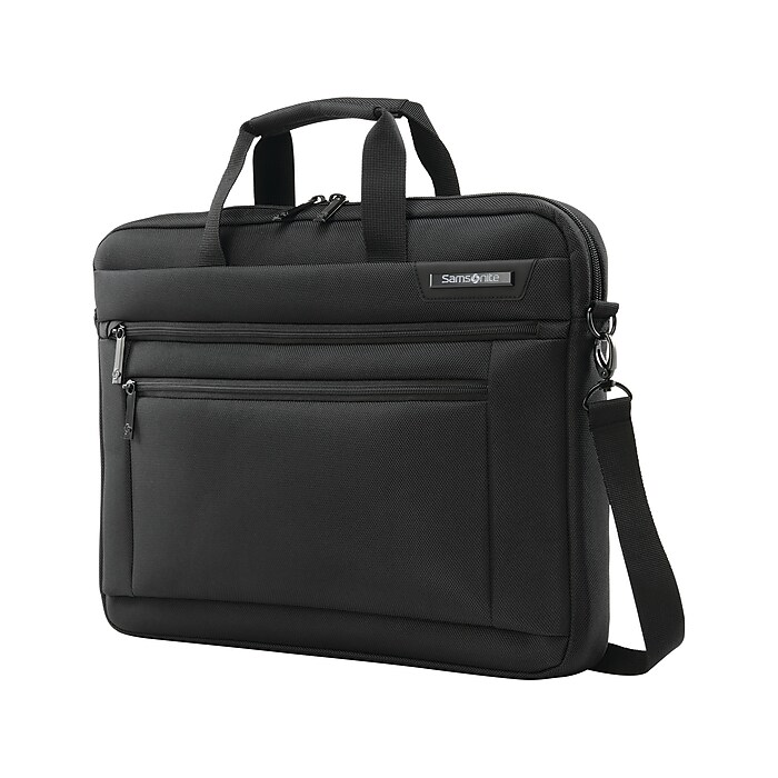 Samsonite Laptop Shuttle 17.3" Polyester Laptop Bag, Black (143133-1041)