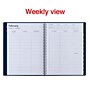 2026 Staples 8" x 11" Weekly & Monthly Appointment Book, Navy (ST58470-26)~#|#~FA9C8B04-B4EB-4DEF-BAB3A9FA11EECC6A_sc7