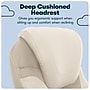Serta Works Bryce Ergonomic Bonded Leather Swivel Executive Chair, Cream (43807B)~#|#~FA9D0968-5BA3-4ED5-825F9848E9E85BAE_sc7