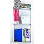 Triton Products Storability Wall Mount Shelving Unit with 3 Steel Wire Shelves (1799-WHT)~#|#~FAA1CD8E-2590-4EFB-B4686A60BB1BCA52_sc7