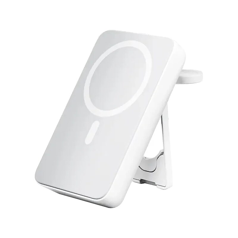 ALOGIC Lift 4-in-1 Magnetic USB-A/USB-C Power Bank, 10000 mAh, White (L10KPBWH) image 1