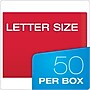Pendaflex Reinforced Classification Folder, 3/4" Expansion, Letter Size, Red, 50/Box (H10U13R)~#|#~FAA66D55-0382-44C6-AAF9407A8886735B_sc7