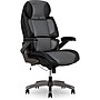 Sharper Image S-950 Heated Ergonomic Faux Leather Swivel Executive Massage Chair, Gray/Black (52755M-GRYBLK)~#|#~FAA6892E-A9A3-4006-B87105EDE49E72BC_sc7