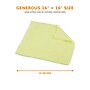 Coastwide Professional Microfiber Cloths, 16" x 16", Yellow, 12/Pack~#|#~FAA8E10A-8E55-4BB8-8A3ED61DC590D690_sc7