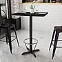 Flash Furniture Laminate Table Top with X-Base, 24" x 30", Black (XUBK2430T22B3F)~#|#~FAAEDBB7-3355-4DE5-96529AA06BBB49E7_sc7