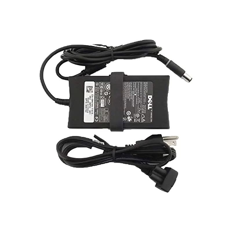 Dell 65W AC Adapter for Dell Inspiron 14, latitude E4300 Laptop, Black (8TD1Y) image 1