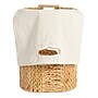 Household Essentials Handwoven Water Hyacinth Oval Hamper Set with Cotton Lining, Natural, 2/Set (HE1163)~#|#~FAB3ED22-0AB3-4864-8EE8F640EE7E5163_sc7