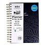 2026-2027 See It Bigger 7" x 8.75" Calendar Year Daily Standard Planner, Paperboard Cover, Black Floral (90839)~#|#~FAB5903E-15CB-4B82-A0E2BE72965F55CD_sc7