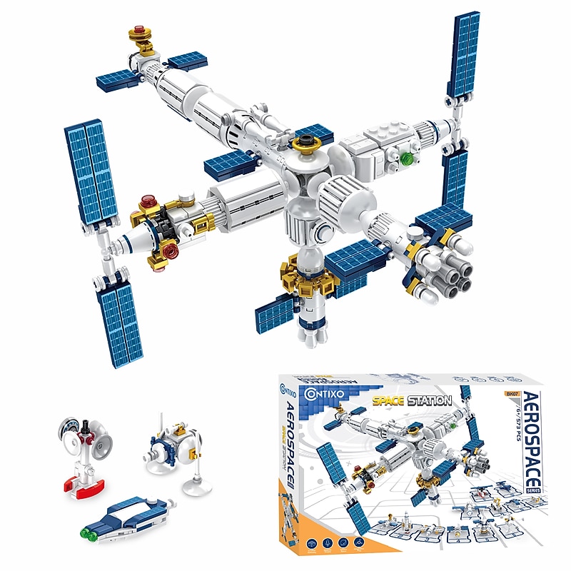 Contixo Aerospace Series Space Station Building Block Set, 573 Pieces/Set (CNXBK07) image 1
