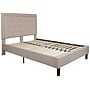 Flash Furniture Roxbury Tufted Upholstered Platform Bed in Beige Fabric, Full (SLBK5FB)~#|#~FAC39A27-575B-45CE-AD0110D73959A587_sc7