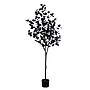 Nearly Natural Artificial Halloween Black Eucalyptus Tree, 6' (T5151)~#|#~FACA0079-9625-409B-88154D0F52A5BBA8_sc7