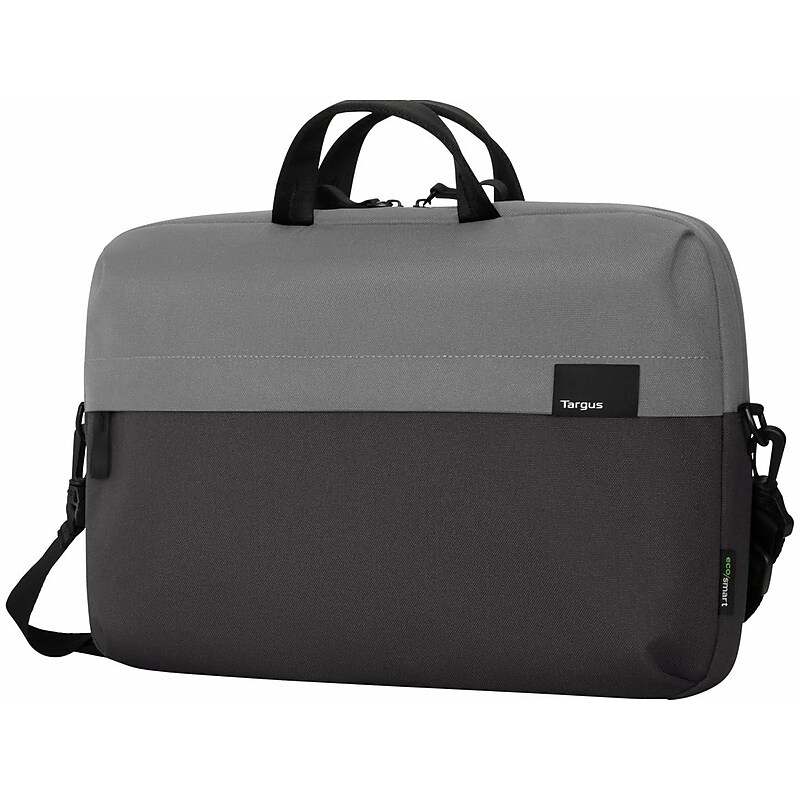 Targus Sagano EcoSmart Laptop Slipcase, Black/Gray Recycled PET (TBS574GL) image 1