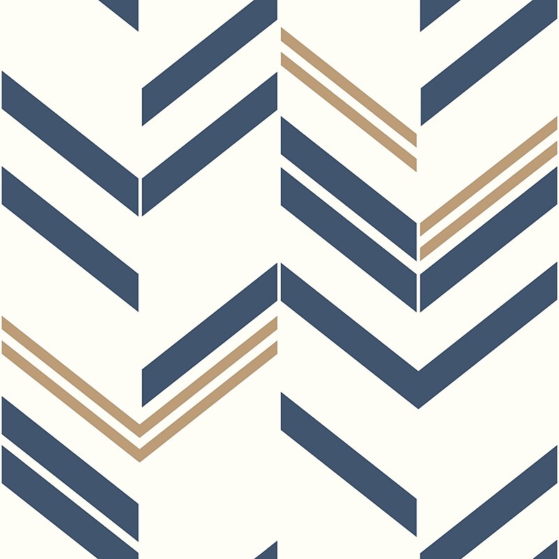 York Wallcoverings Chevron Stripe Peel and Stick Wallpaper (RMK9002WP) image 1