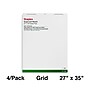 Staples Easel Pads, 27" x 35", White, 50 Sheets/Pad, 4 Pads/Carton (ST17640)~#|#~FAD84764-7033-4148-B5E3A0EA10B623BA_sc7