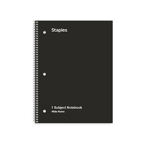 Staples 1-Subject Notebooks, 8 Staples 1-Subject Notebooks, 8