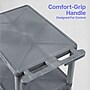 Luxor ENDURA 2-Shelf Utility Cart, Gray (HE32-G)~#|#~FADA04F2-E618-4E12-B32B8504F6F2BBC5_sc7
