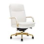 La-Z-Boy Opus Ergonomic Bonded Leather Swivel Executive Chair, White and Gold (CCHR10015A)~#|#~FAE11113-738B-4383-A82D5A602CEB2C19_sc7