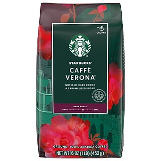 Starbucks Caffè Verona Beans Coffee, Dark Roast, 16 oz. (11017871