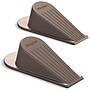 Staples Extra Large Rubber Door Stops, Brown, 2/Pack (ST62714)~#|#~FAE19841-0789-420F-B0C512BFBE1C3D2A_sc7