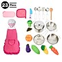 Hey! Play! 23-Piece Kitchen Playset with Storage Bin, Pink (80-PP170014)~#|#~FAE45E3B-64C2-417E-A0A097DF5D4EA7E9_sc7