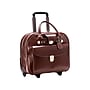 McKlein DENALI 15" Leather Rolling Laptop Bag, Red (99706)~#|#~FAEAB690-06F5-42F9-A8509CEDDB9B98E7_sc7
