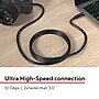 Staples TECH 3.3 ft. USB-C to Micro USB Type-B Audio/Video Cable, Male to Male, Black (ST62445)~#|#~FAED60AB-EE81-4B48-B4706B10B54779D8_sc7