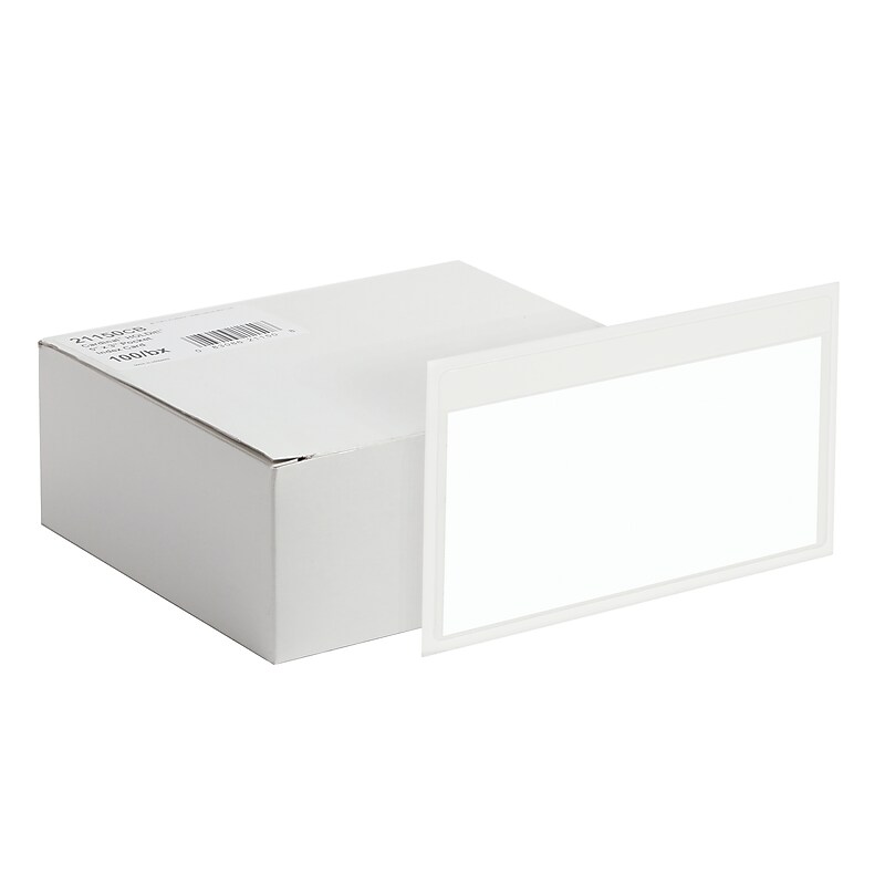Cardinal HOLD IT Index Card Pocket, Clear, 100/Box (CRD 21150CB) image 1