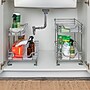 Household Essentials Glidez Steel Pull-Out Storage Organizer with Plastic Liners, 2-Tier Design (HH61765-1)~#|#~FB02B76A-CDAB-46E3-964D30095B09AC9A_sc7