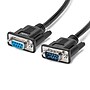 RocStor 6.4' RS232 Serial To RS-232 Serial Cable, Male To Female, Black (Y10C875-B1)~#|#~FB068387-5E65-428F-81AB8877EF490046_sc7