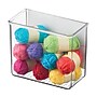 iDESIGN Magnetic Plastic Storage Bin, 5" x 3"x 6", Clear, 2/Pack (28039M2)~#|#~FB095C75-7F41-411E-9DB7C9597FEDD42A_sc7
