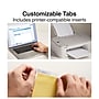 Staples Large Tab Insertable Paper Dividers, Clear 5 Tab, Buff (13486/11110)~#|#~FB09D3C6-DE25-4A4C-998E5961C176063C_sc7