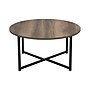 Household Essentials Jamestown 31.5"Dia Laminate Round Coffee Table, Ashwood/Black (8079-1)~#|#~FB0D2055-ACAE-404C-8CA158419A8D7694_sc7