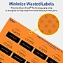 Avery Laser/Inkjet Multipurpose Square Labels, 1.5" x 1.5", Bright Orange, 400/Pack (94106)~#|#~FB0D996D-5829-4EC0-BDC62FC416A4820E_sc7